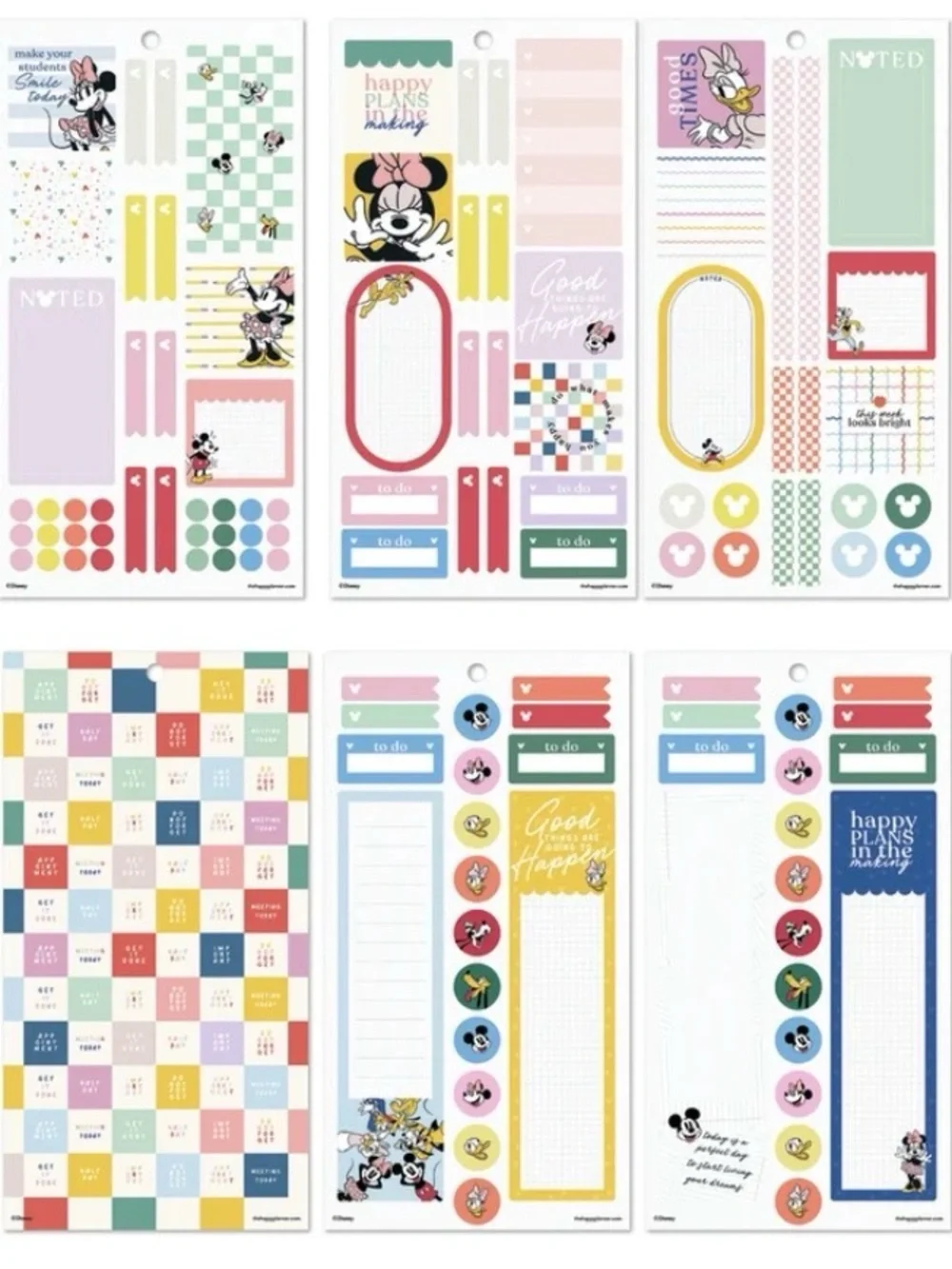 The Happy Planner assortment disney